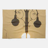 Victoriaans Bedel:  Straatlantaarnpalen Theedoek (Horizontaal)