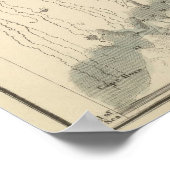 Victoriaans beeld van rivieren en bergen poster (Hoek)