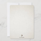 Victoriaans begrafenisstijl  uitnodiging (Achterkant)