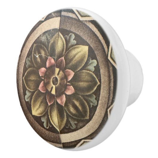 Victoriaans behang bloem knop (Rechts)