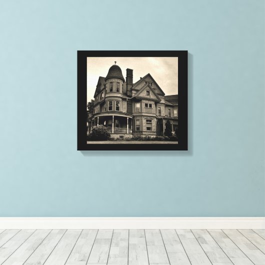 Victoriaans beheer canvas afdruk (Insitu (Houten vloer))