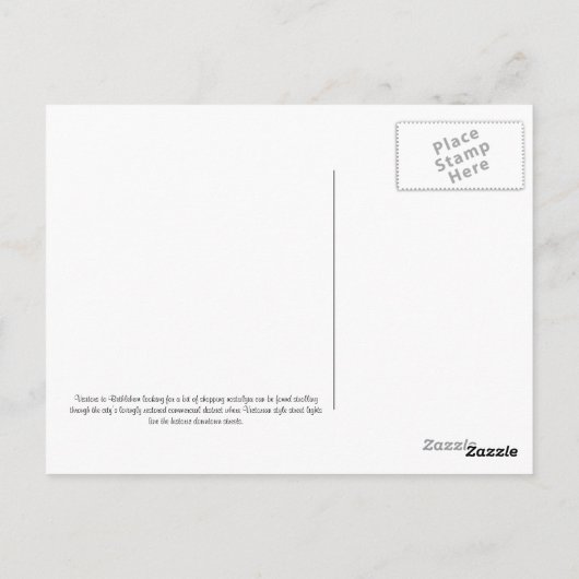 Victoriaans Bethlehem 21-postkaart Briefkaart (Achterkant)