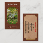 Victoriaans - Bevidere NJ - Flamingoes roost Visitekaartje (Voorkant / Achterkant)