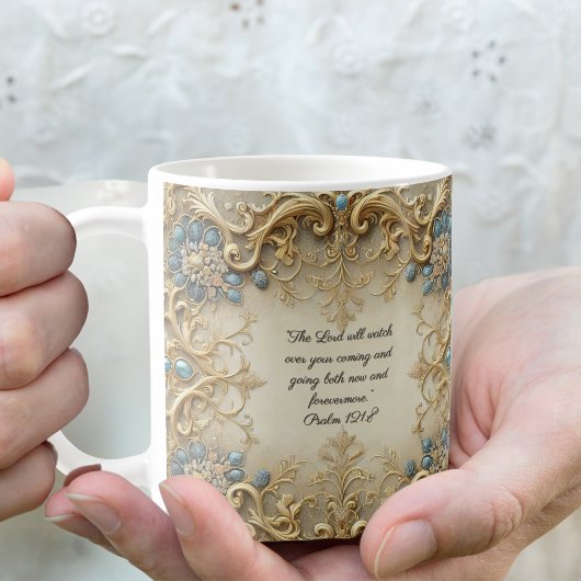 Victoriaans  Bijbelvers Koffiemok