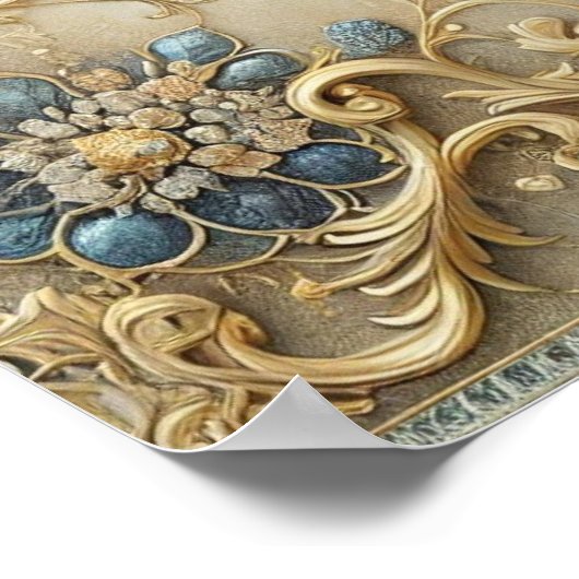 Victoriaans Bijbelverzen Poster (Hoek)