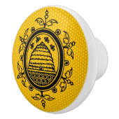 Victoriaans bijenkorf keramische knop (Rechts)