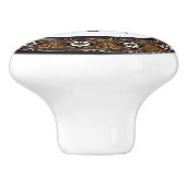 Victoriaans bijenlegant Lijst Keramische Knop (Zijkant)