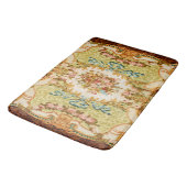 Victoriaans blaasbloem roos tapijt badmat (Gekanteld)