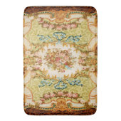 Victoriaans blaasbloem roos tapijt badmat (Voorkant Verticaal)