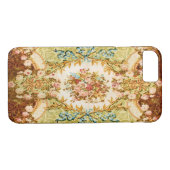Victoriaans blaasbloem roos tapijt Case-Mate iPhone case (Achterkant (Horizontaal))