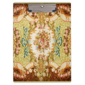 Victoriaans blaasbloem roos tapijt klembord (Voorkant)