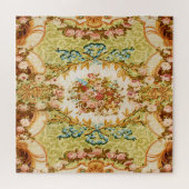 Victoriaans blaasbloem roos tapijt legpuzzel (Horizontaal)