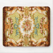 Victoriaans blaasbloem roos tapijt muismat (Voorkant)