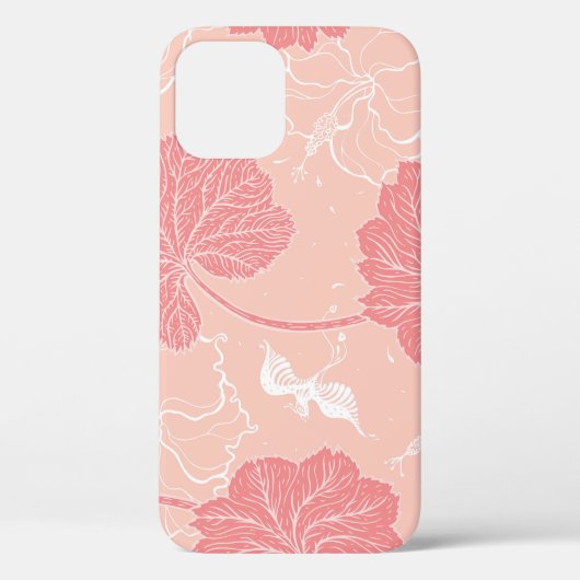 Victoriaans bladeren: handgetekend Ornament. Case-Mate iPhone Case (Achterkant)