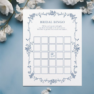 Victoriaans Blauw 'Bruids Bingo' Vrijgezellenfeest