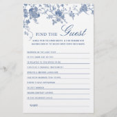 Victoriaans Blauw Franse Tuin Vrijgezellenfeest Ga (Voorkant)