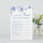 Victoriaans Blauw Franse Tuin Vrijgezellenfeest Ga (Staand voorkant)