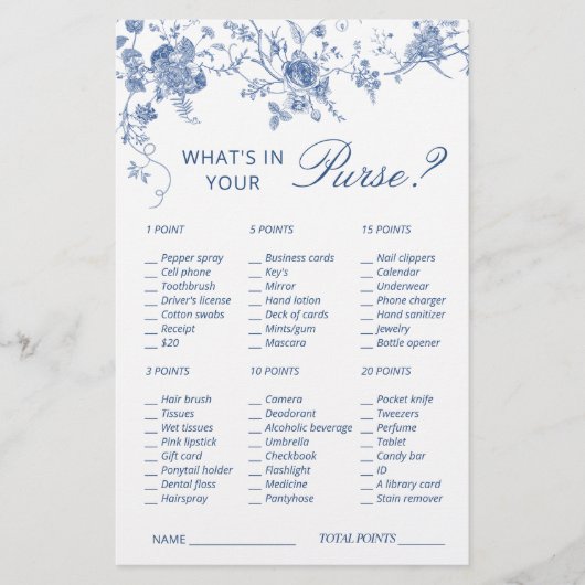 Victoriaans Blauw Franse Tuin Vrijgezellenfeest Ga (Voorkant)