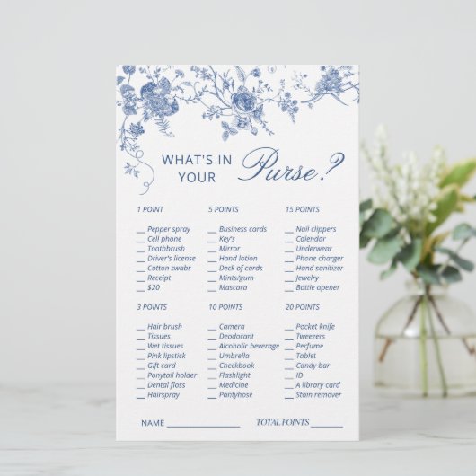 Victoriaans Blauw Franse Tuin Vrijgezellenfeest Ga (Staand voorkant)