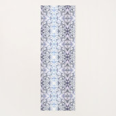 Victoriaans blauw patroon Yoga Mat (Achterkant)