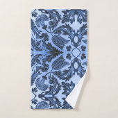 Victoriaans blauw patroonhanddoeken bad handdoek (Handdoek)