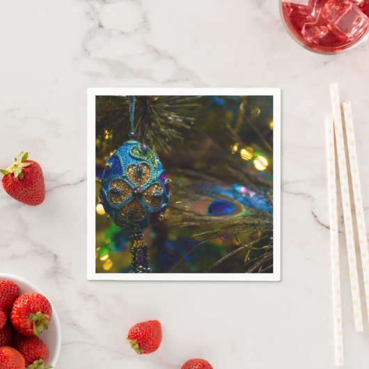 Victoriaans blauw servet (Insitu)