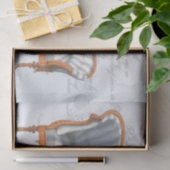 Victoriaans blauw tapijtpapier met blauwe streep tissuepapier (Geschenk)