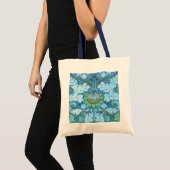 Victoriaans blauw tote bag (Voorkant (product))