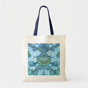 Victoriaans blauw tote bag