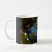 Victoriaans blauwe bijbelkoffie Mok (Links)