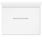 Victoriaans blauwe Bijbelse kerstKaart (Binenzijde Horizontaal (Onderkant))