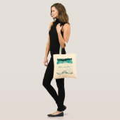 Victoriaans Blauwgroen Damasmoeder van de Bride Ba Tote Bag (Voorkant (model))