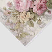 Victoriaans bloei nostalgische bloemen tissuepapier (Detail)