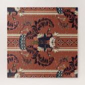 Victoriaans bloemboeket:   patroon legpuzzel (Horizontaal)