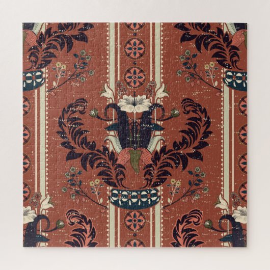 Victoriaans bloemboeket:   patroon legpuzzel (Verticaal)