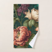 Victoriaans Bloemen Badhanddoek Set Bad Handdoek (Handdoek)