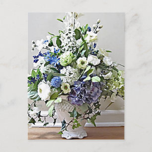 Victoriaans bloemen briefkaart