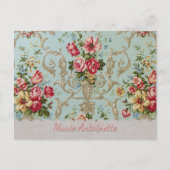 Victoriaans bloemen - Briefkaart / RSVP / Uitnodig (Voorkant)