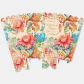 Victoriaans  Bloemen Dank u bruiloft Bedankdoosjes (Ongevouwen)