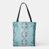 Victoriaans bloemen en rolelegant Roos Tote Bag (Achterkant)