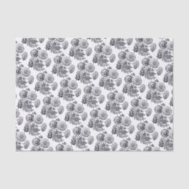 /Victoriaans bloemen graven Tissuepapier