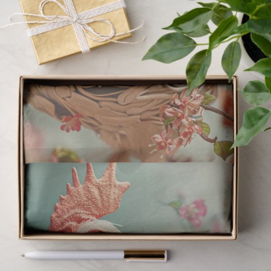 Victoriaans Bloemen Kip Decoupage Tissuepapier (Geschenk)