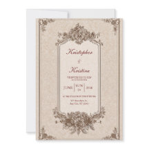 Victoriaans Bloemen Lijst Elegante bruiloft