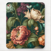 Victoriaans bloemen muismat (Voorkant)