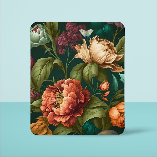 Victoriaans bloemen muismat