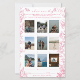 Victoriaans Bloemen Roze en Wit Vrijgezellenfeest 