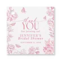 Victoriaans Bloemen Roze en Witte Vlinder