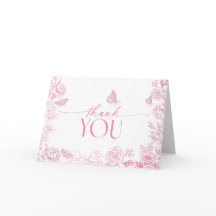 Victoriaans Bloemen Roze en Witte Vlinder