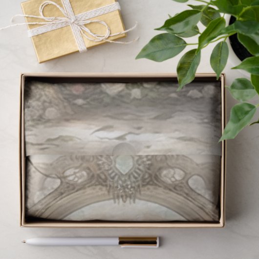 Victoriaans bloemen tissuepapier (Geschenk)