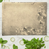 Victoriaans bloemen van bloemen, elegant theedoek (Gevouwen)